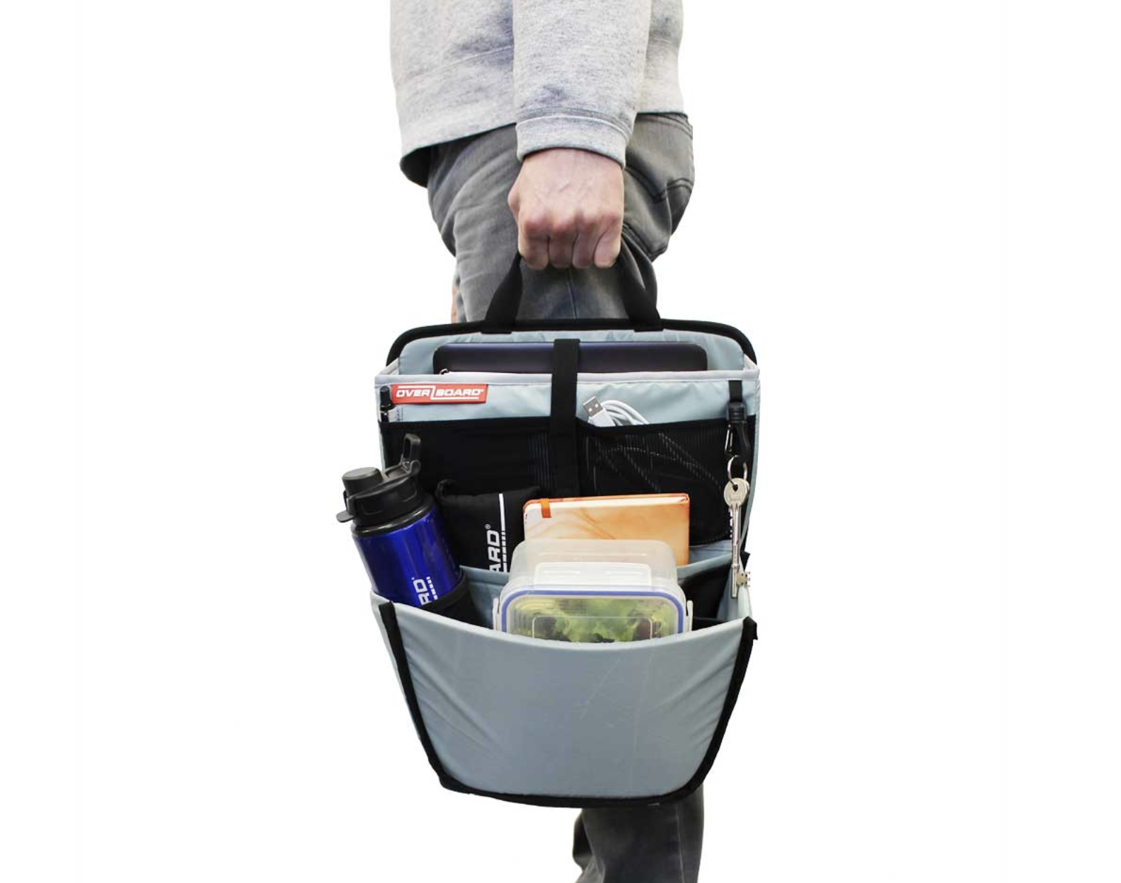 OverBoard Pannier Tidy Waterproof Bag Water Sports Outdoors OB1235 - Grey