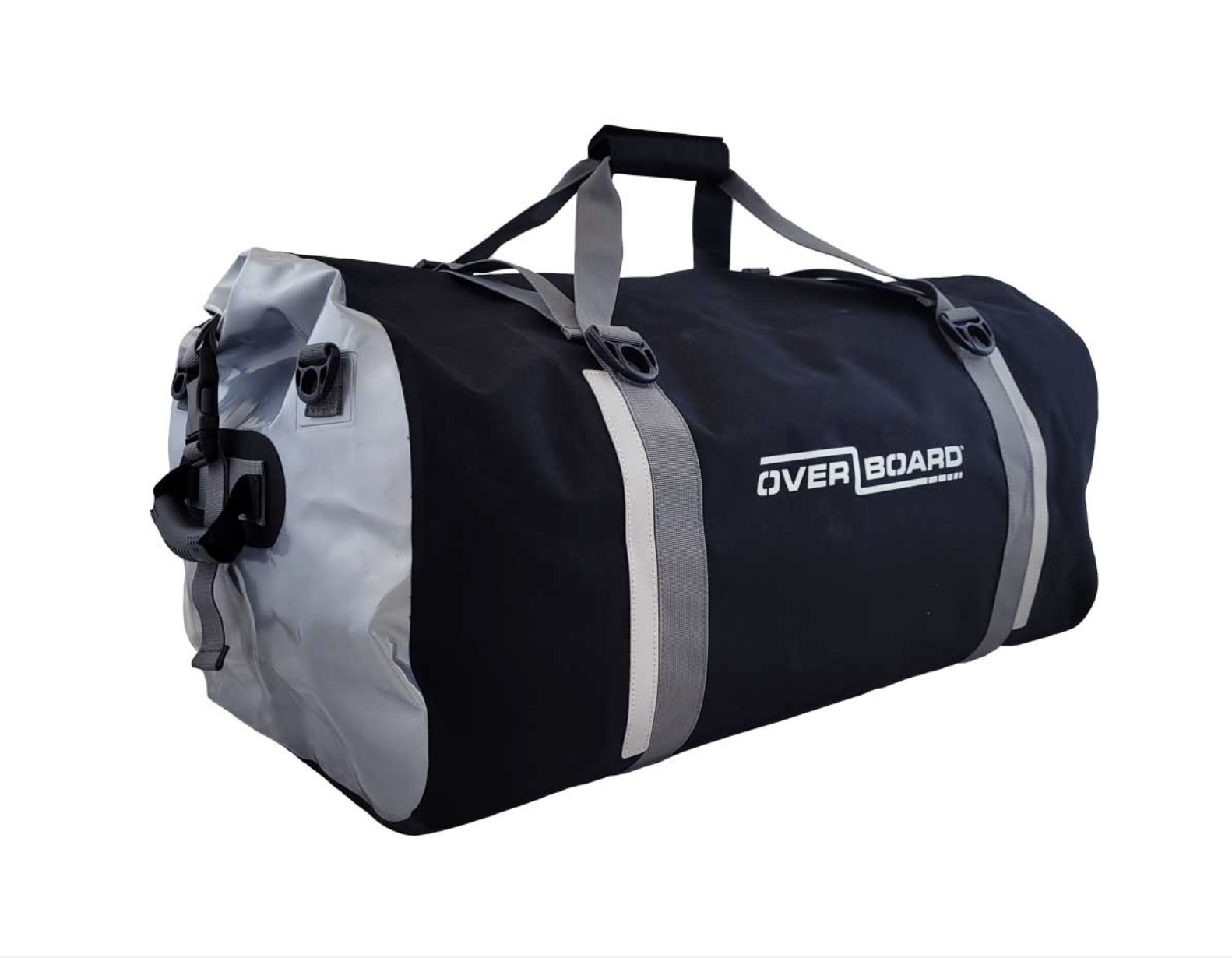 OverBoard 90 Litre Classic Duffel Bag Waterproof Bag Water Sports Outdoors OB1268 - Black