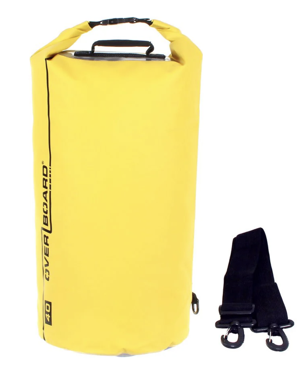 OverBoard 40 Litre Dry Tube Waterproof Bag Water Sports Outdoors OB1007 - Yellow