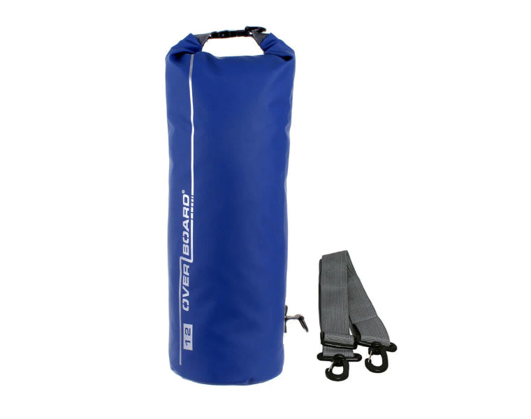OverBoard 12 Litre Dry Tube Waterproof Bag Water Sports Outdoors OB1003 - Blue
