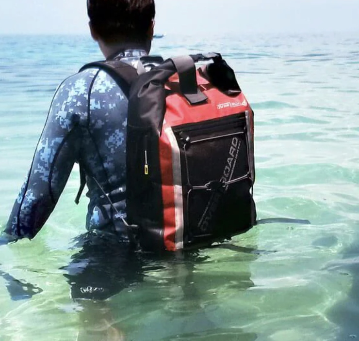 OverBoard 20 Litre Pro Sports Backpack Waterproof Bag Water Sports Outdoors OB1145 - Yellow