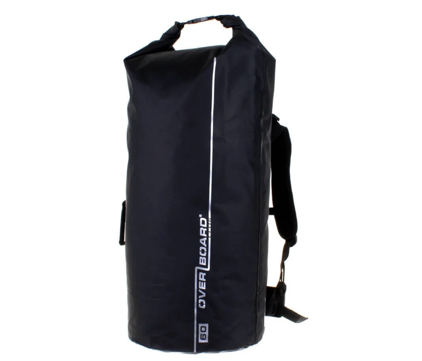 OverBoard 60 Litre Dry Tube Waterproof Bag Water Sports Outdoors OB1055 - Black