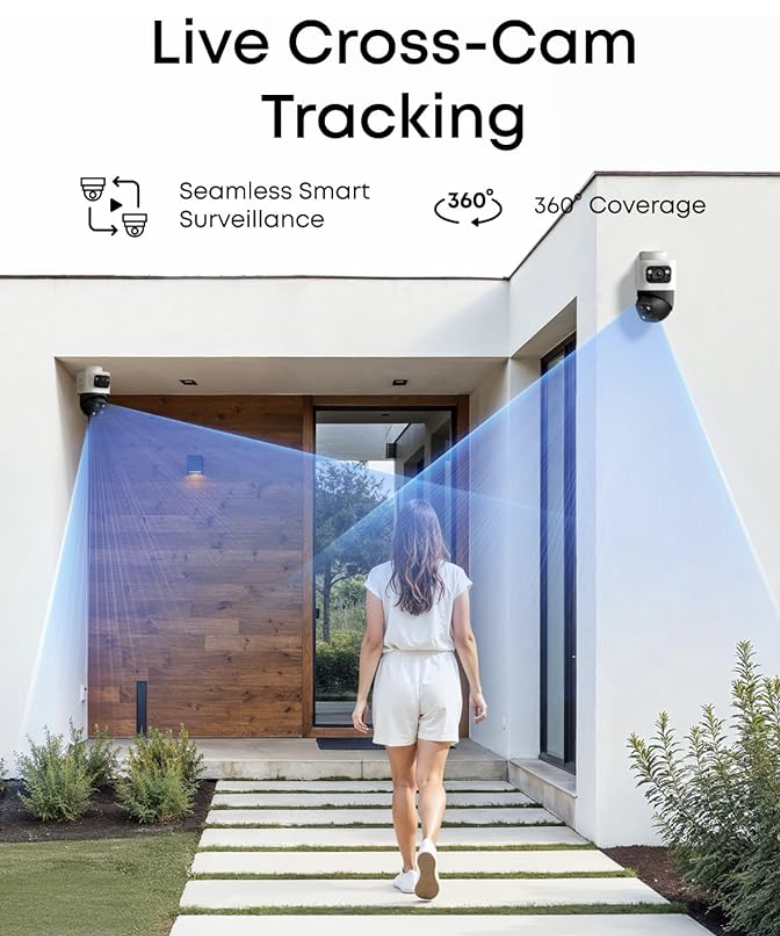 Eufy NVR CCTV Security System S4 MAX with Live Cross-Cam Tracking IP65 Weatherproof - E8E00321